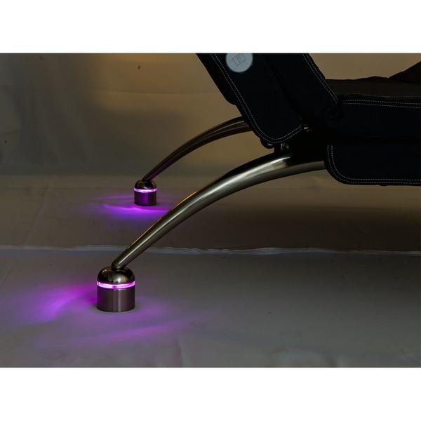 Shows the Rize Avaida LED lights in the feet
