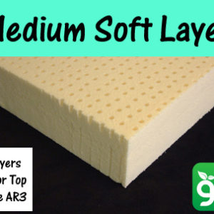 Medium soft latex layer