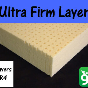 Shows the Ultra Firm latex layer