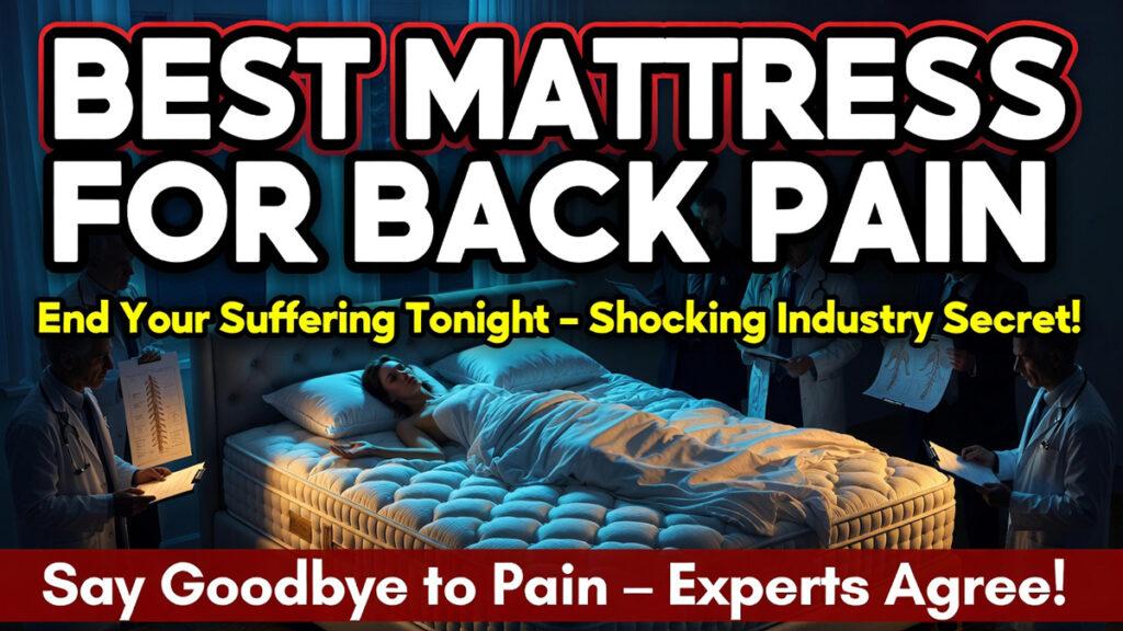 Best mattress for back pain finally revealed – end your suffering tonight with shocking industry secret and expert tips