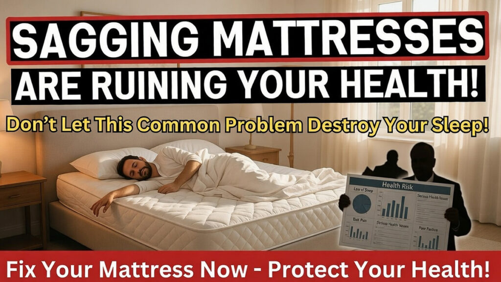 Sagging mattresses ruining your health – don't let this common problem destroy your sleep and cause serious issues