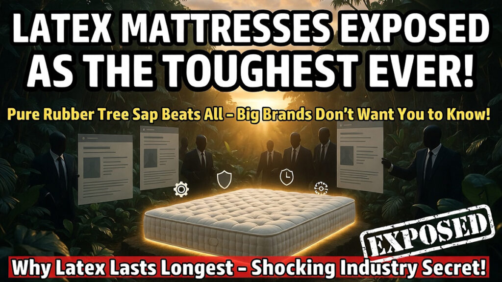 Pure latex mattress from rubber tree sap exposed as the most durable option – big brands' shocking secret