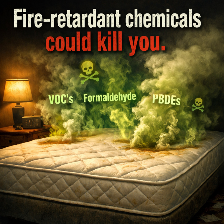 Fire-retardant chemicals could kill you.